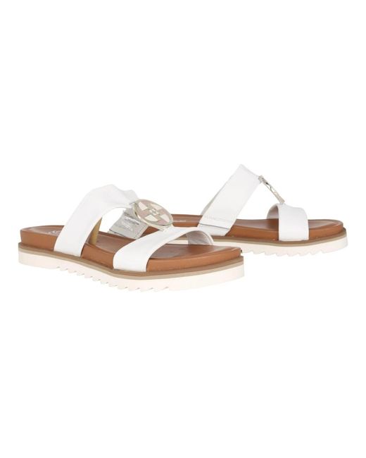 Ara Schoenen ,Wit ,Witte Slide Sandaal Voor Vrouwen in het White
