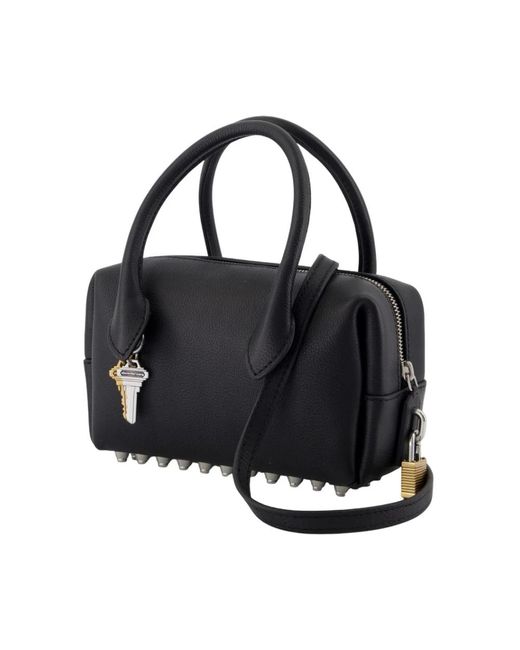 Alexander Wang Black Schwarze Lederhandtasche Mit Griff