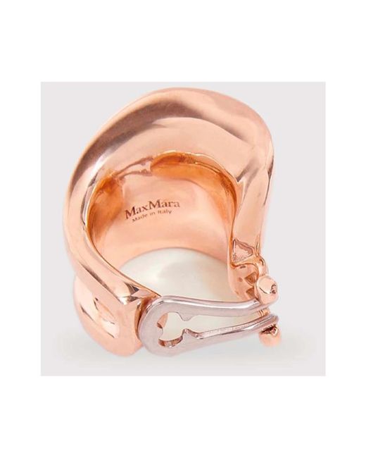 Earrings Max Mara de color Pink