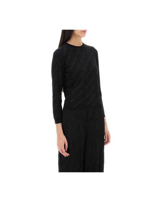 Suéter cómodo Balenciaga de color Black
