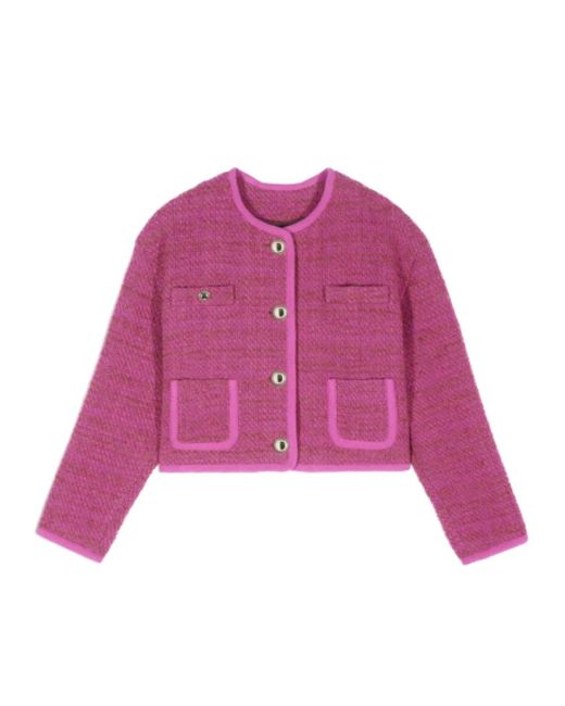 Ba&sh Purple Rosa jacket brittany