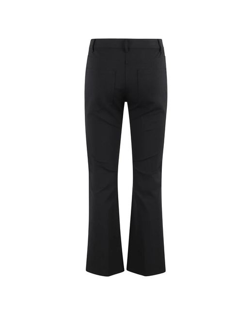 Theory Black Wide Trousers