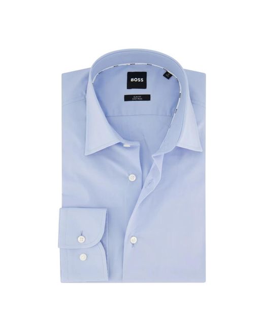 Boss Blue Formal Shirts for men