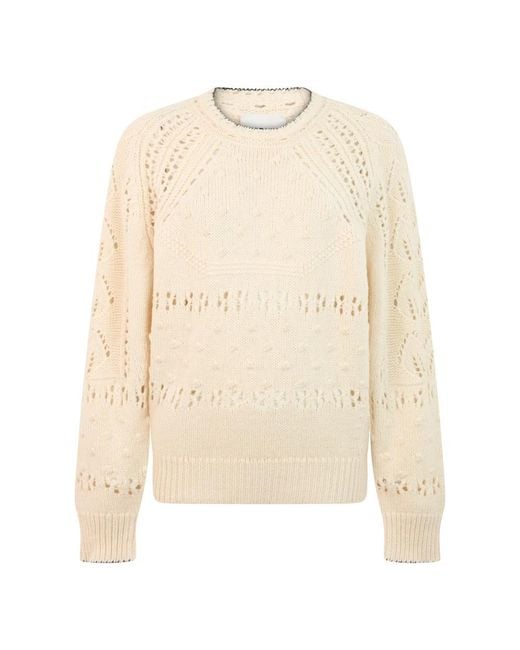 Isabel Marant Natural Round-Neck Knitwear