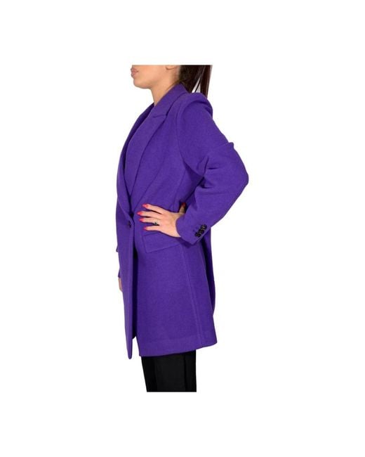 Boss Purple Single-Breasted Coats
