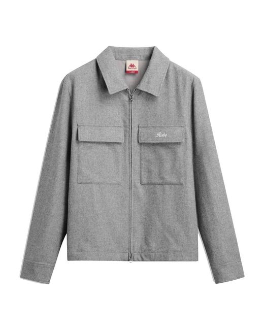 Kappa Overhemden ,Grijs ,Wol Giovani Bomako Shirt in het Gray voor heren