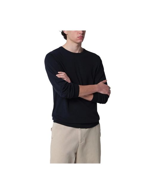 Roberto Collina Black Round-Neck Knitwear for men