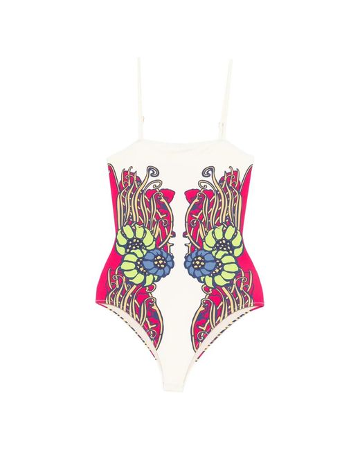 LaDoubleJ Badmode ,Veelkleurig ,Elle Badpak in het Multicolor