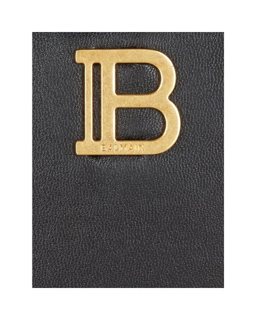 Balmain Black Schwarze geldbörsen - aw23 accessoires