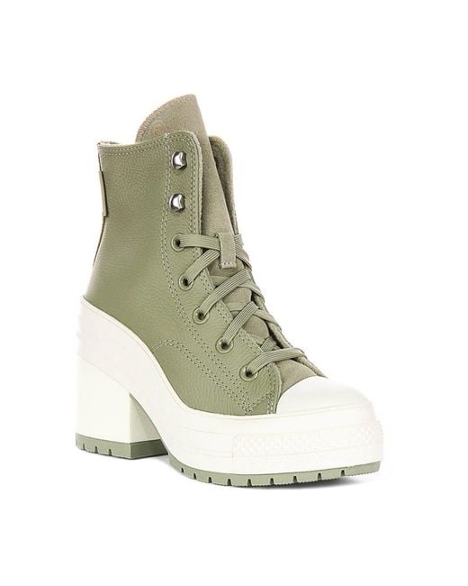 Converse Green Heeled Boots