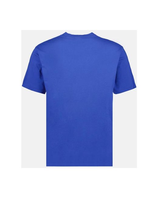 KENZO Blumen t-shirt rundhalsausschnitt kurzarm in Blue für Herren