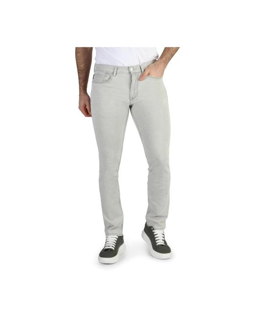 Calvin Klein Gray Slim-Fit Jeans for men