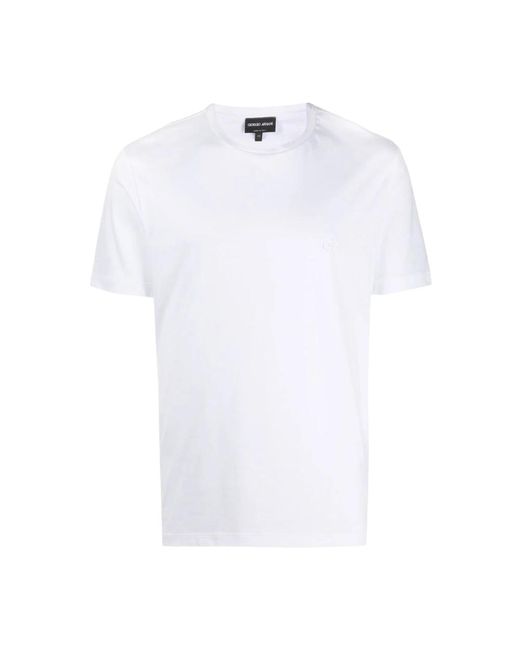 Tops > t-shirts Giorgio Armani pour homme en coloris White