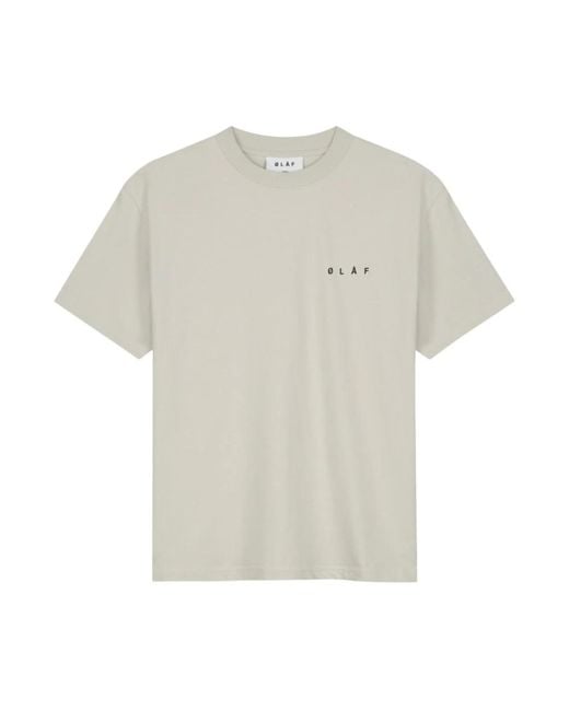 T-shirt premium per di Olaf Hussein in White da Uomo