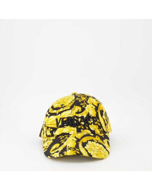 Accessories > hats > caps Versace pour homme en coloris Yellow