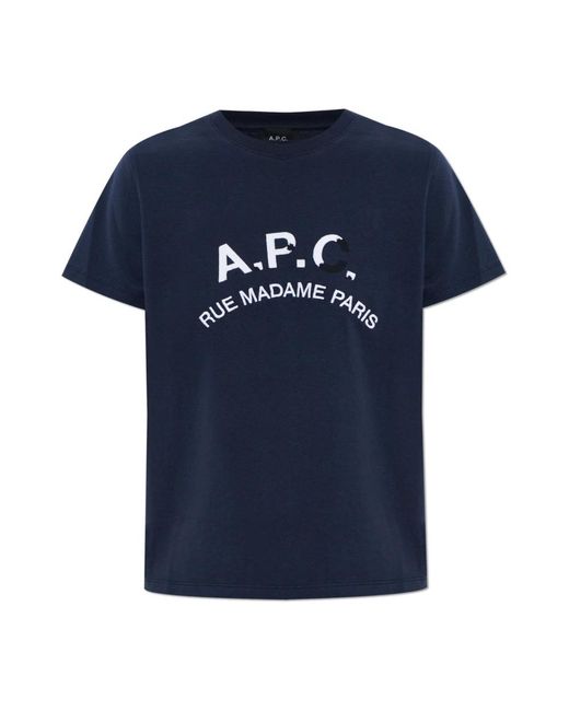 A.P.C. Gots Marine T-Shirt in het Blue