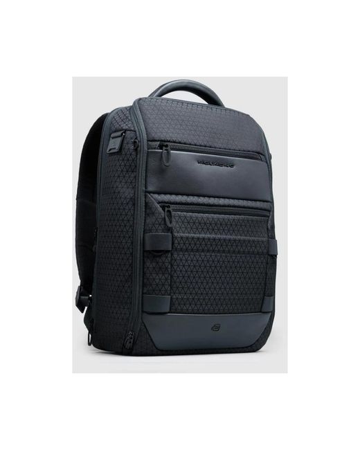 Piquadro Modular Travel Laptop Rucksack 15.6 in Black für Herren