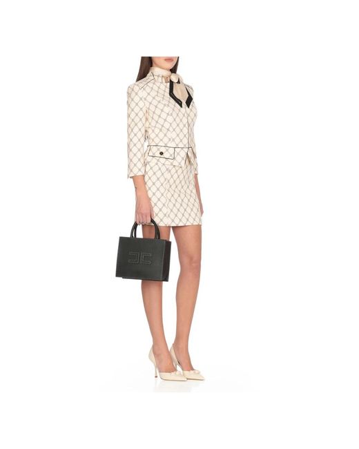 Elisabetta Franchi White Light Jackets