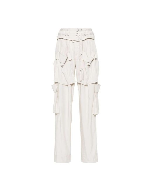 Isabel Marant White Tapered Trousers