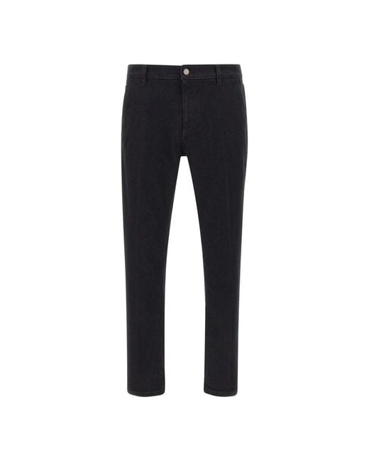 PT Torino Blue Straight Fit Jeans for men