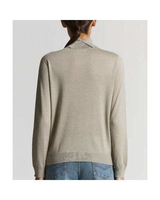 Peserico Green Cashmere Knitwear