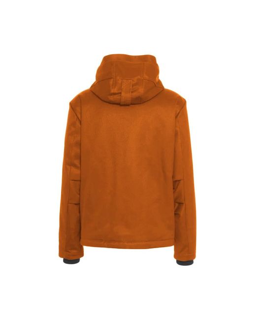 Peuterey Short Wool-Drill Jacket in het Brown voor heren