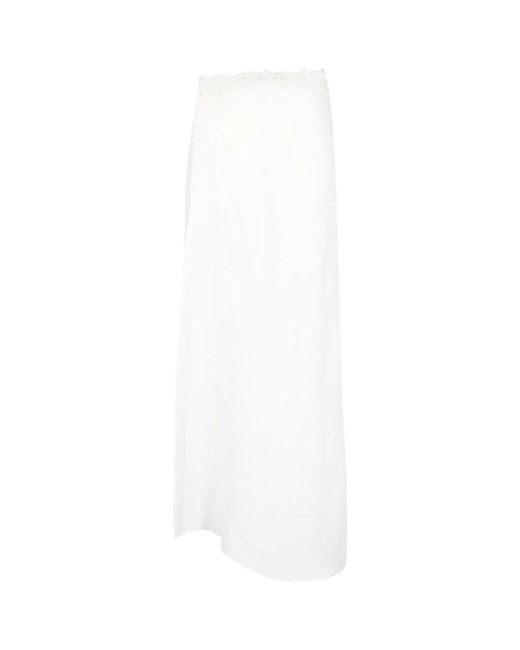 Ermanno Scervino White Maxi Skirts