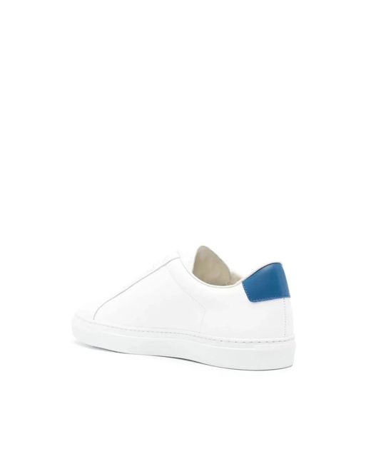 Common Projects Weiß blau retro klassischer sneaker in White für Herren