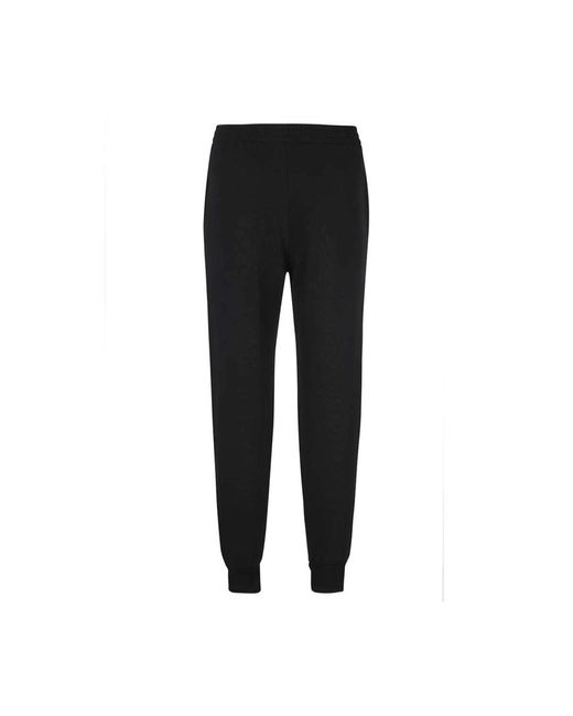 Stella McCartney Broeken ,Zwart ,Katoen Logo Print Katoenen Track-Pants in het Black
