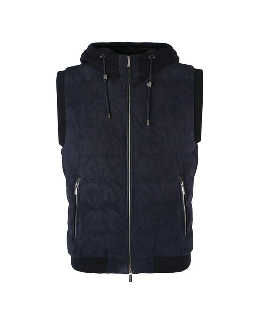 Vests Moorer pour homme en coloris Blue