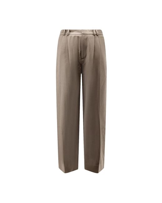 Studio Nicholson Brown Wide Trousers for men