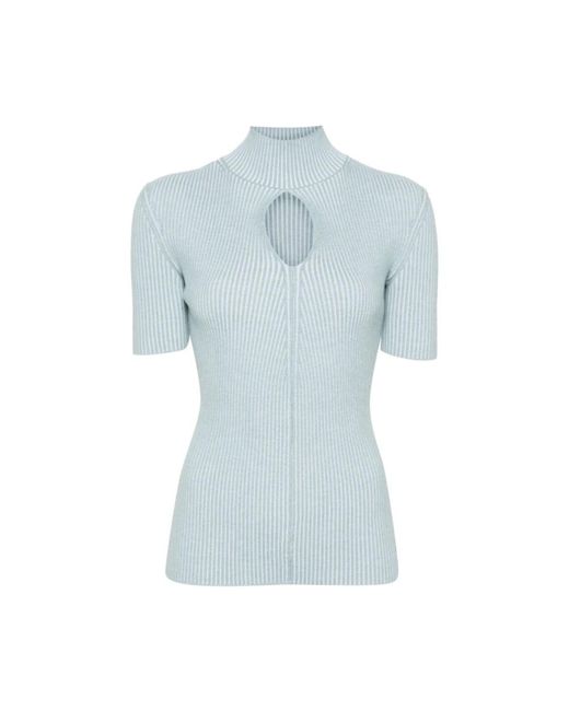 Fendi Turtlenecks in het Blue