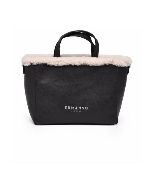 Ermanno Scervino Black Shopping Bags