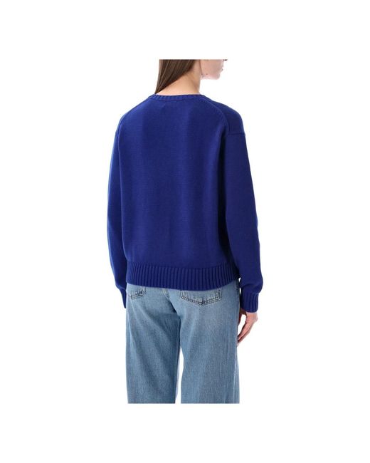 Polo Ralph Lauren Blue Round-Neck Knitwear