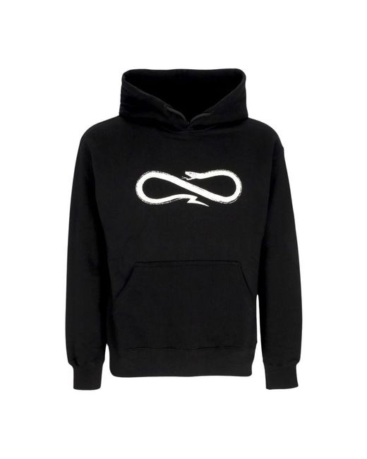 Propaganda Schwarzer Logo Hoodie Langarm in Black für Herren
