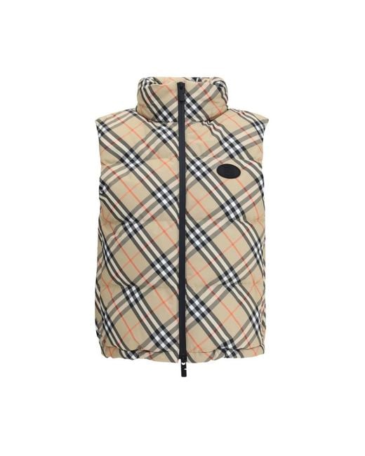 Burberry Vests in het Metallic