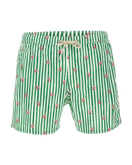 Mc2 Saint Barth Green Beachwear for men