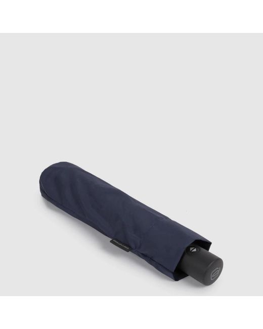 Piquadro Blauer windschutz regenschirm in Blue für Herren