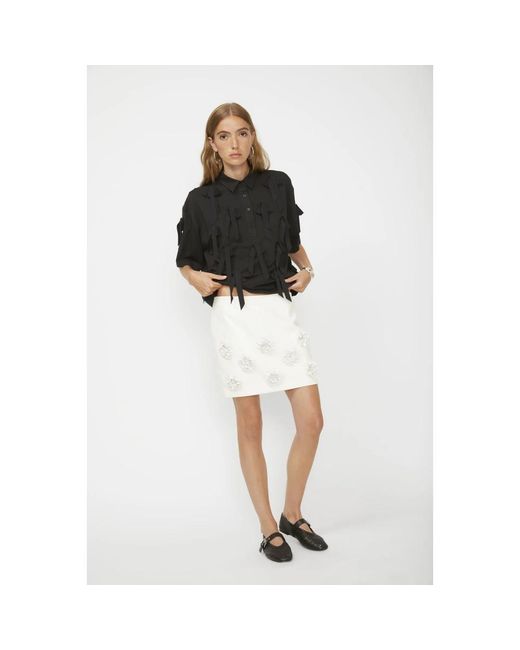 Isabelle Blanche Black Short Skirts