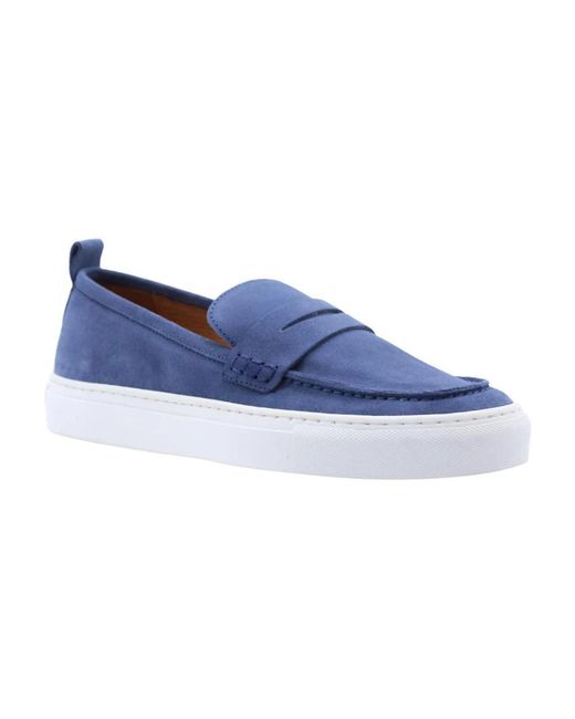 CTWLK Blue Loafers for men