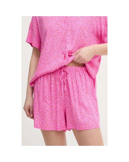 DKNY Viscose Pyjamaset in het Pink
