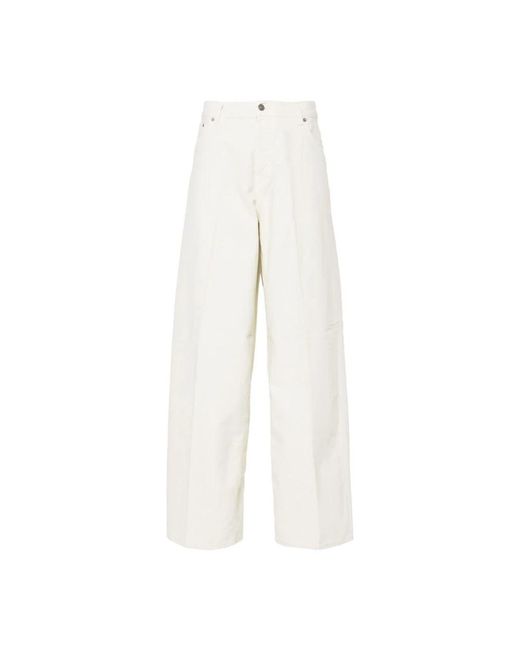 Haikure White Wide Jeans
