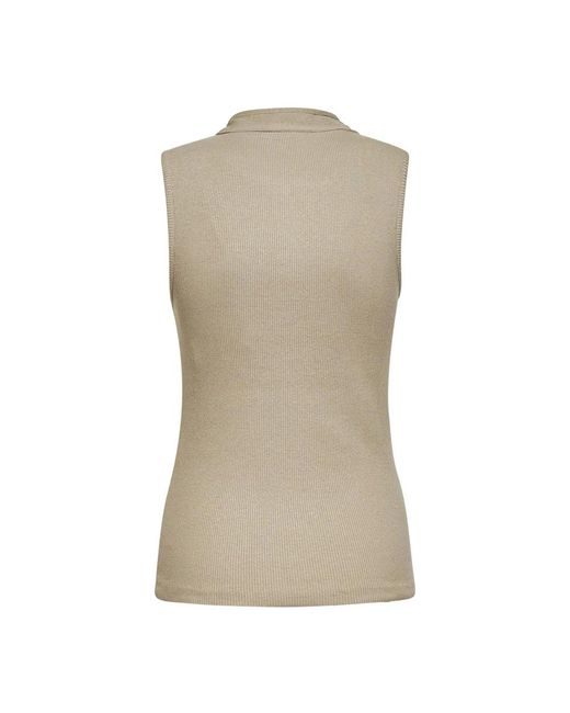Lemaire Natural Sleeveless Tops
