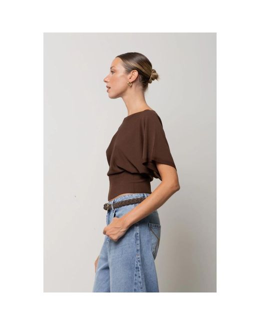 Blouses Kaos en coloris Brown