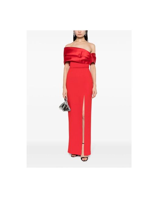 Solace London Red Maxi Dresses