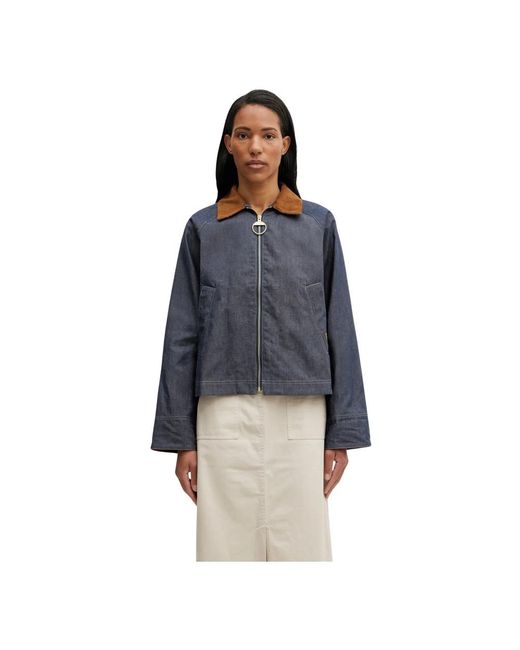 Light Jackets Barbour de color Blue