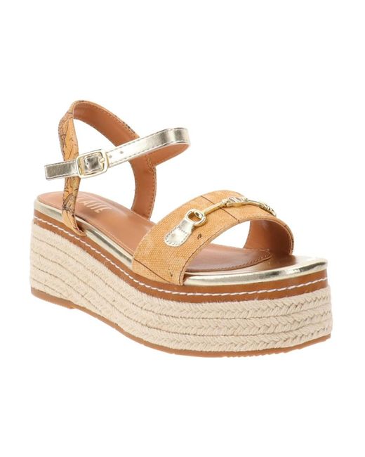 Alviero Martini 1A Classe Metallic Wedges