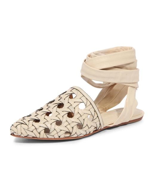 Tory Burch Metallic Flat Sandals