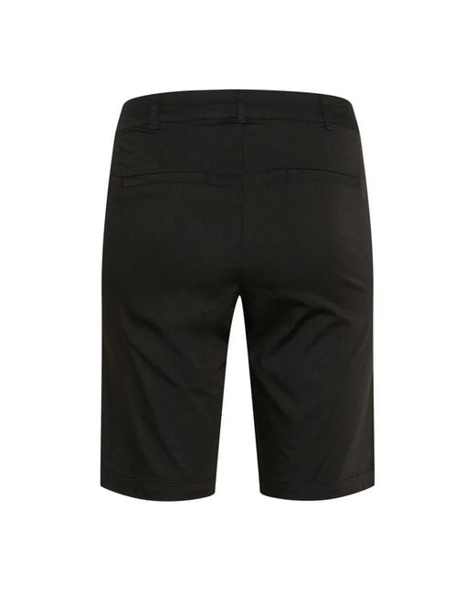 Kaffe Black Casual Shorts