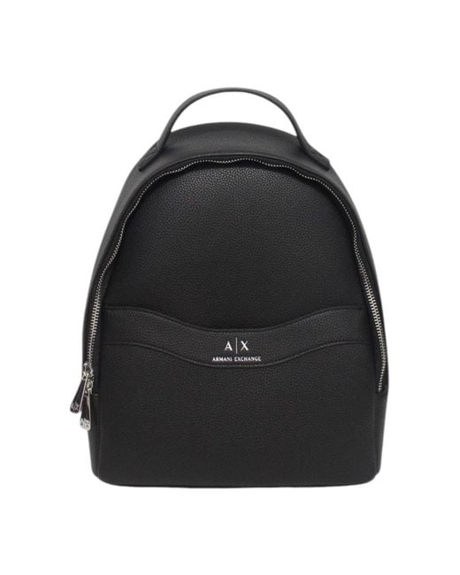 ARMANI EXCHANGE Black Backpacks